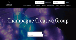 Desktop Screenshot of champagnecreativegroup.com
