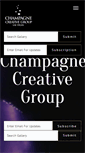 Mobile Screenshot of champagnecreativegroup.com